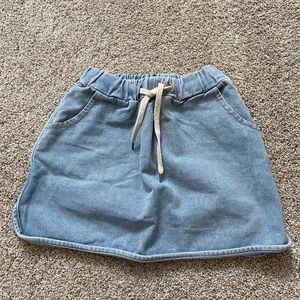 jean skirt